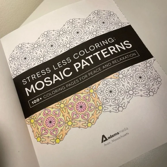 Mosaic Patterns Coloring Book - Picture 2 of 3
